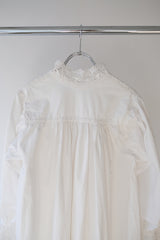 antique lace collar  night long dress