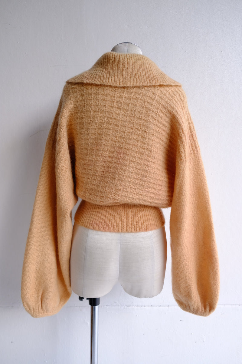 mohair turtleneck knit