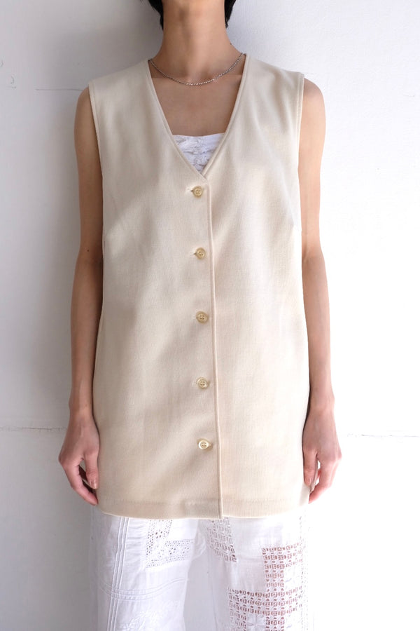 no sleeve long vest