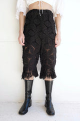 crochet lace half pants