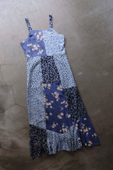 flower rayon long dress