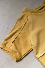swedish rib patchwork t-shirts
