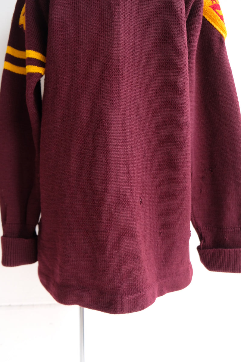 college knit cardigan