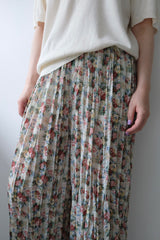 floral chiffon pants