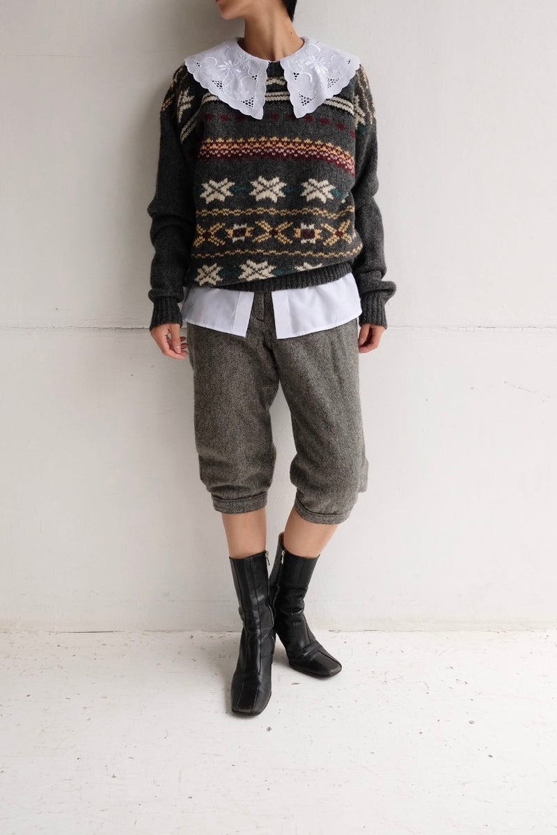 wool jockey pants
