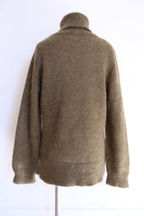 mohair turtleneck knit