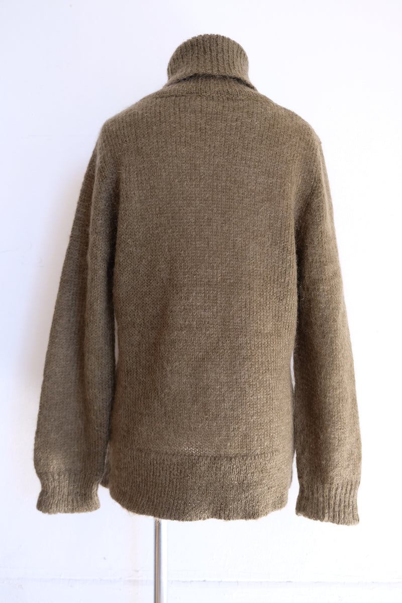 mohair turtleneck knit