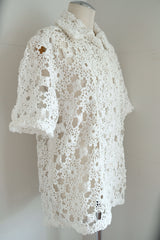 crochet lace shirt