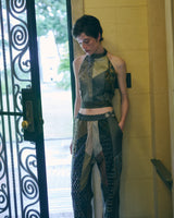 tie holder neck top