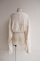 cropped jersey top