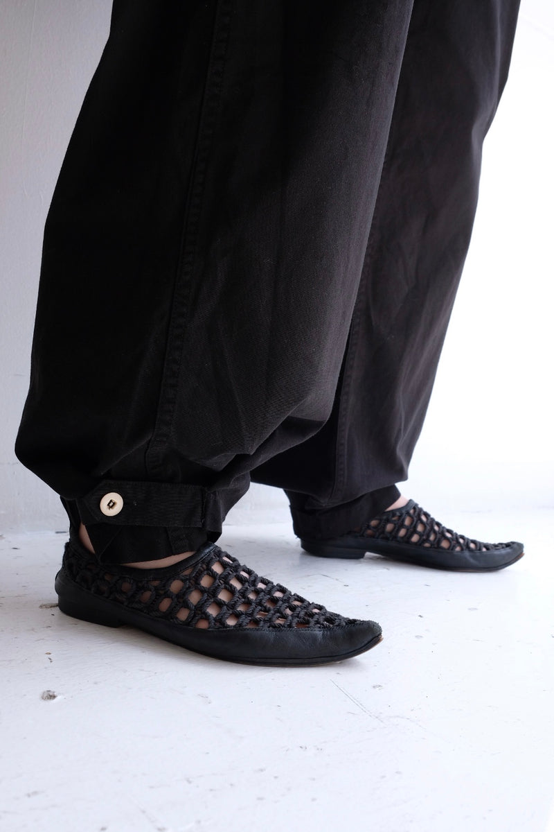 black snow pants
