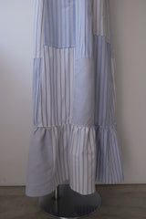stripe frill dress