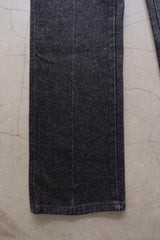 dead stock black denim pants