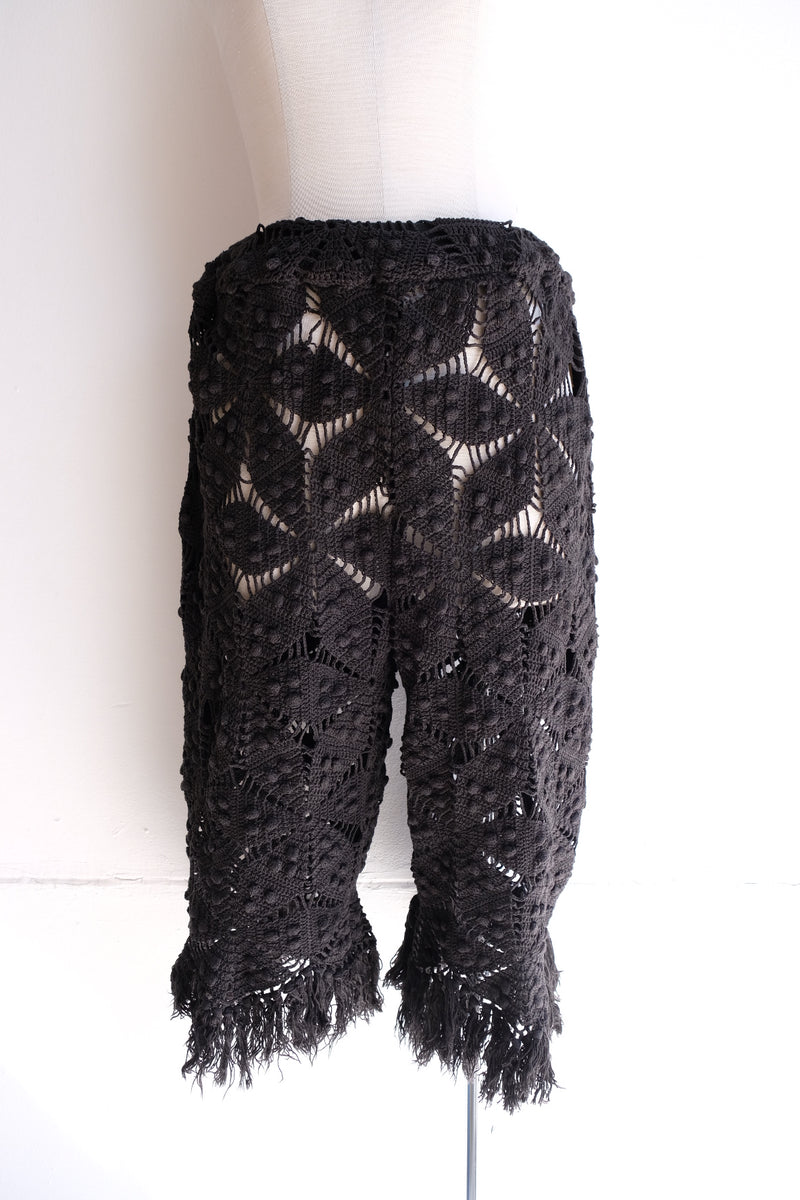 crochet lace half pants