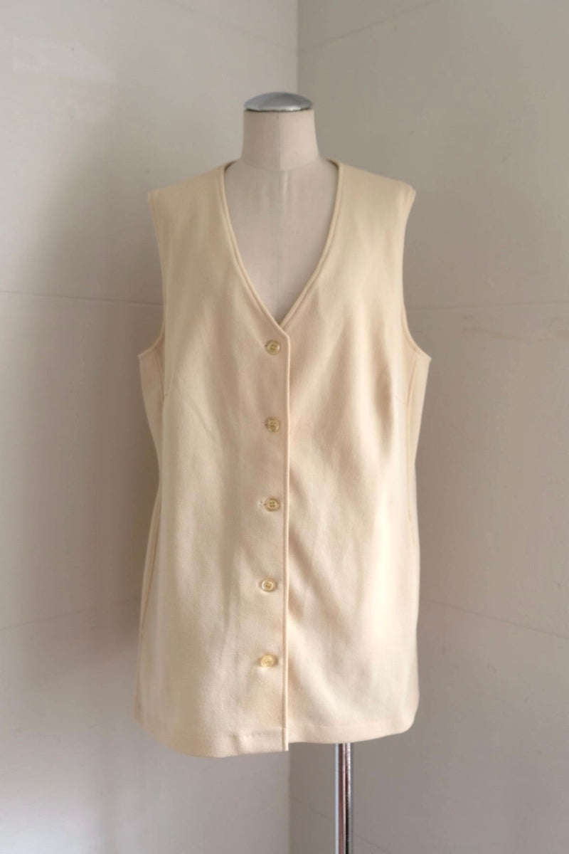 no sleeve long vest