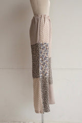 flower rayon flare pants