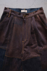 half wide pants / M