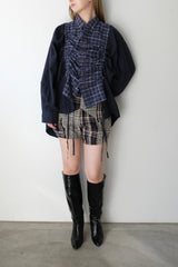check shirring shirt