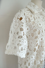 crochet lace shirt