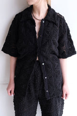 crochet lace shirt