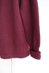 college knit cardigan