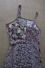 flower rayon long dress