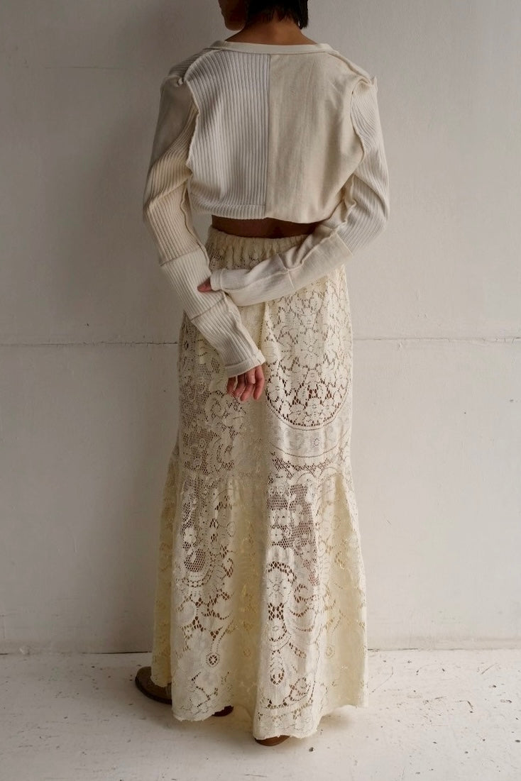 lace long skirt