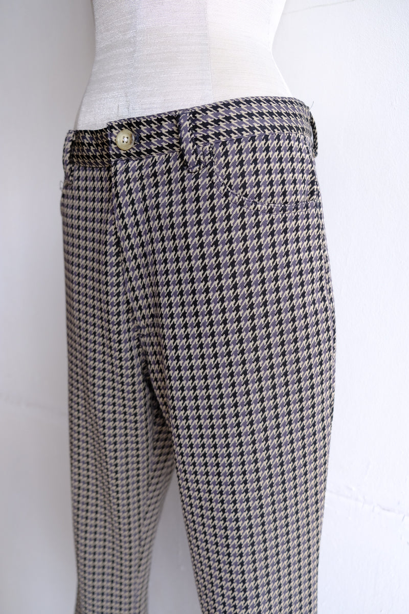 houndstooth pattern pants