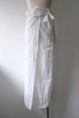 wrap long skirt