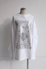 flower lace long T-shirts