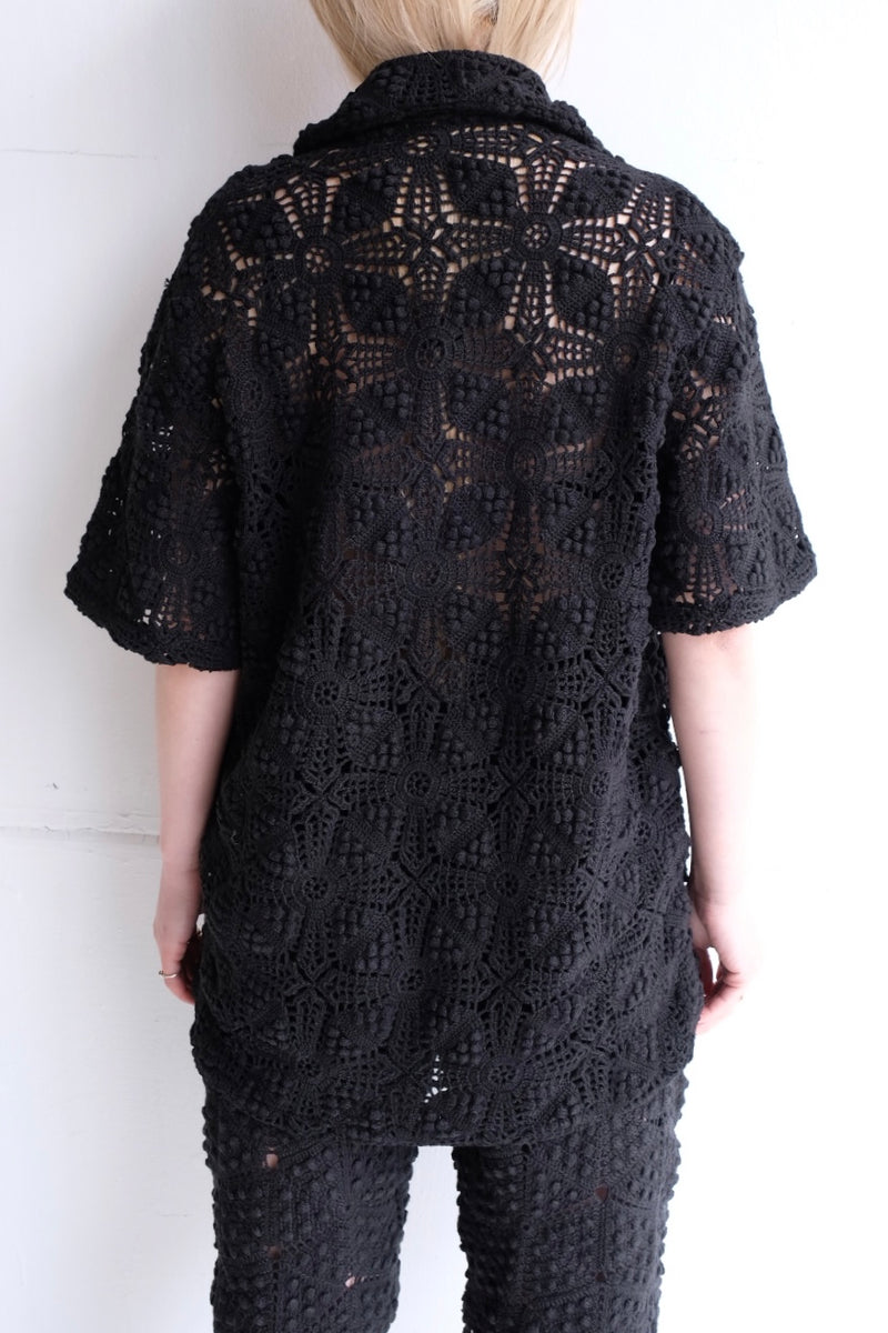 crochet lace shirt