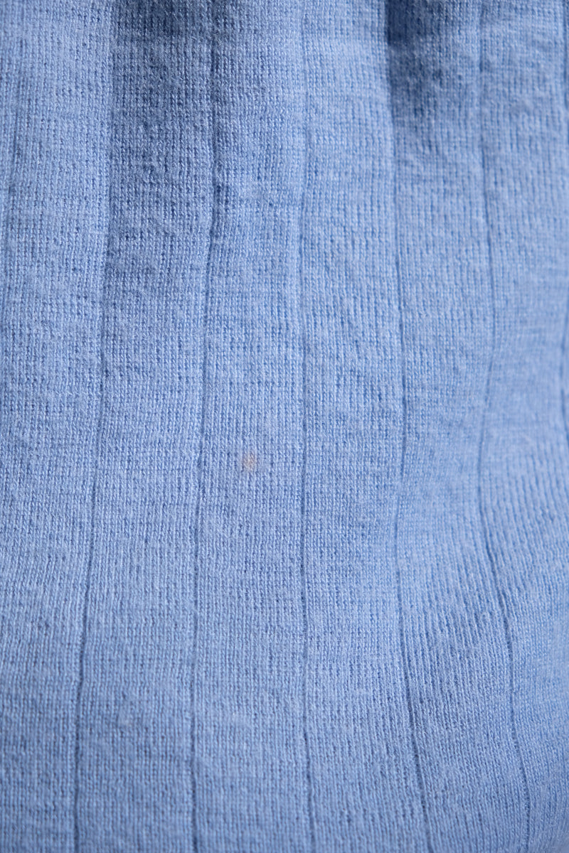 rib knit no sleeve dress