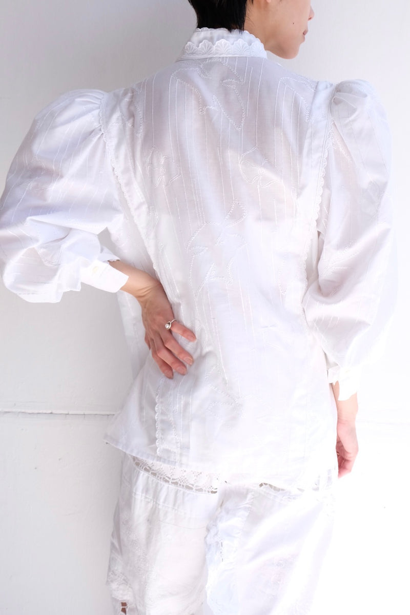cotton embroidery blouse