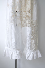 lace ballon cropped pants