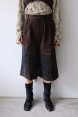 half wide pants / M