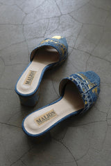 denim sandal