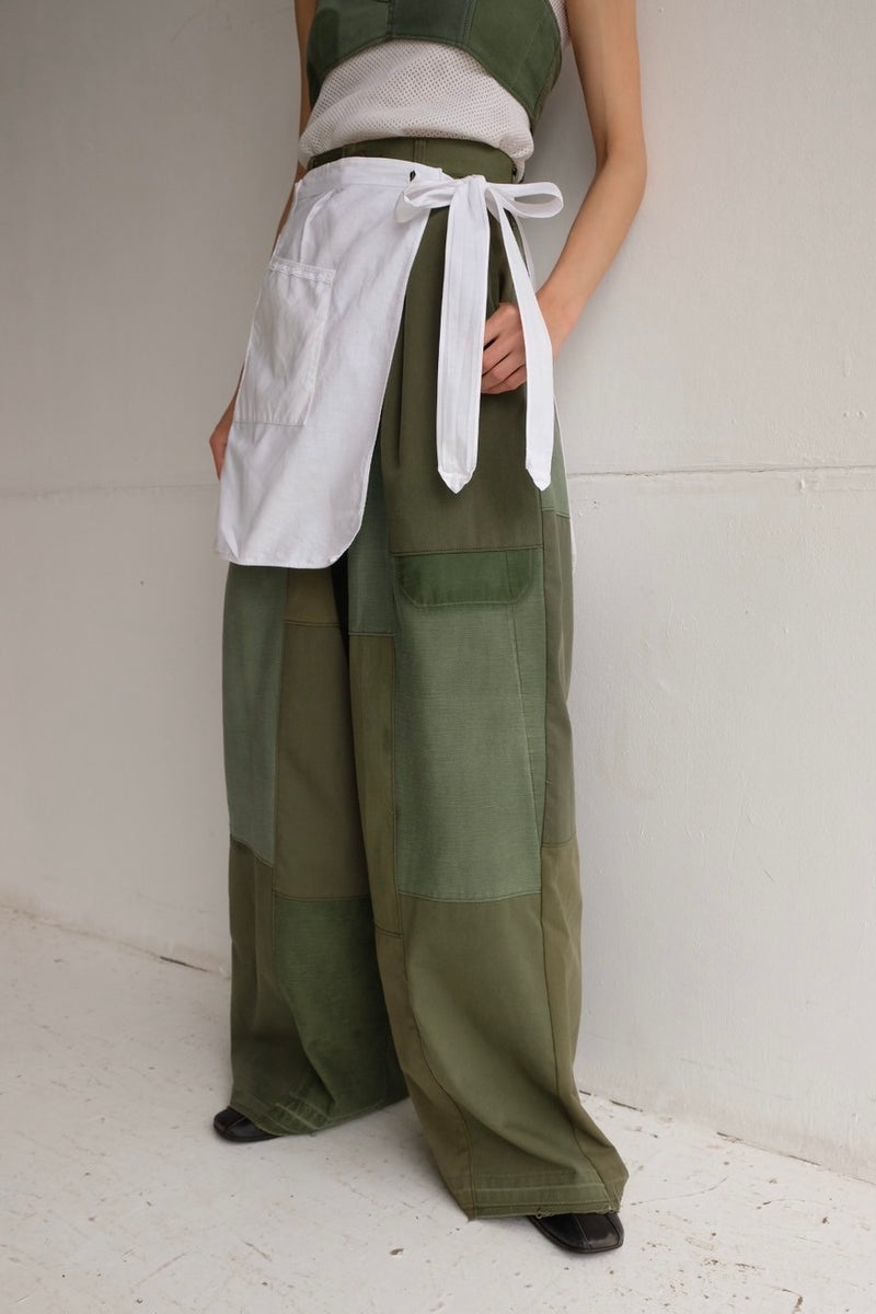 tuck wide pants