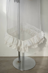 silk organdy lace dress