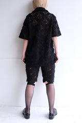 crochet lace half pants