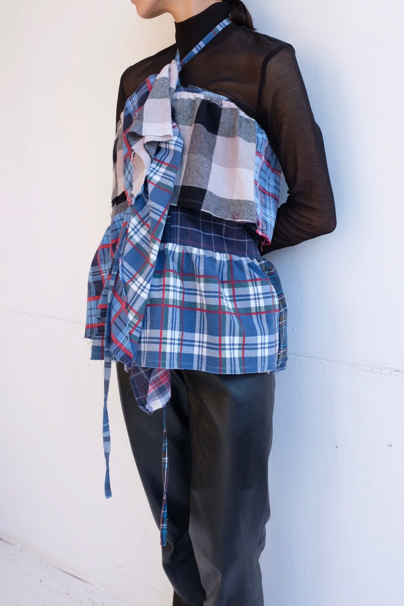 check frill stole