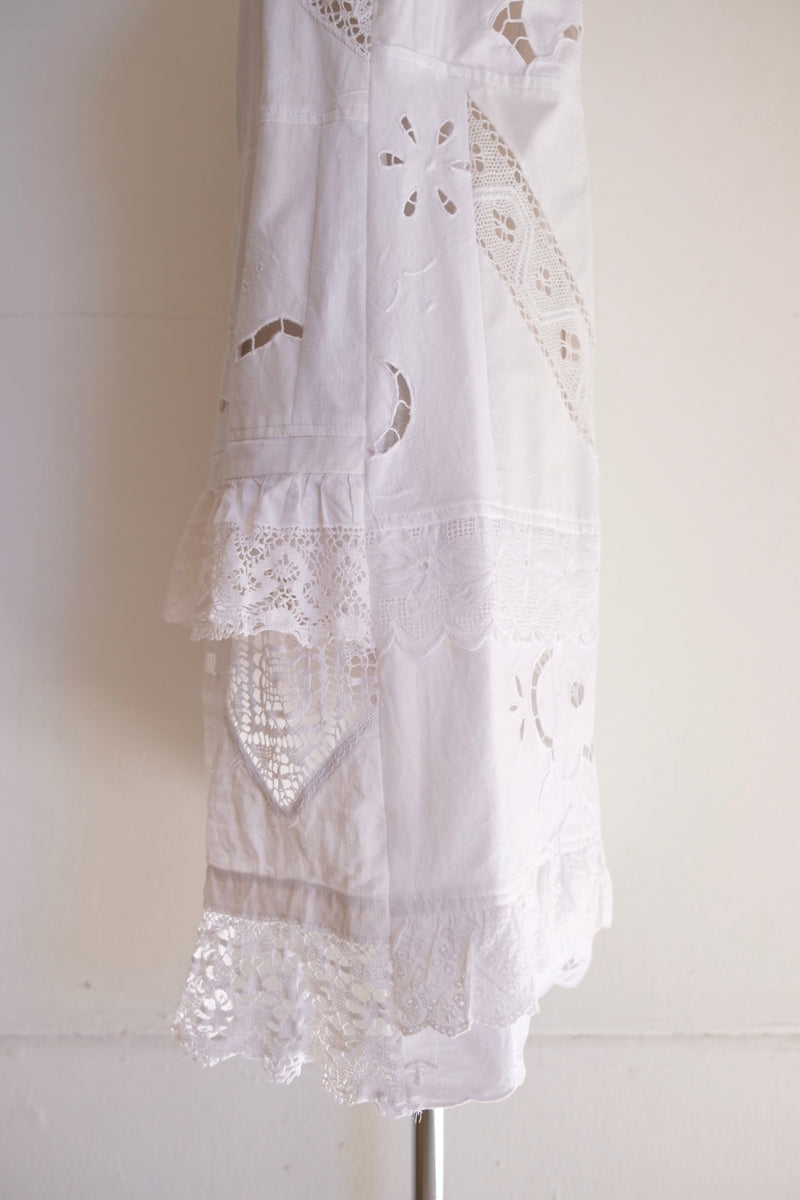 cutwork lace camisole dress