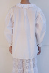 frill collar  blouse