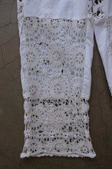 crochet lace pants