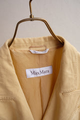 cotton linen tailored jacket