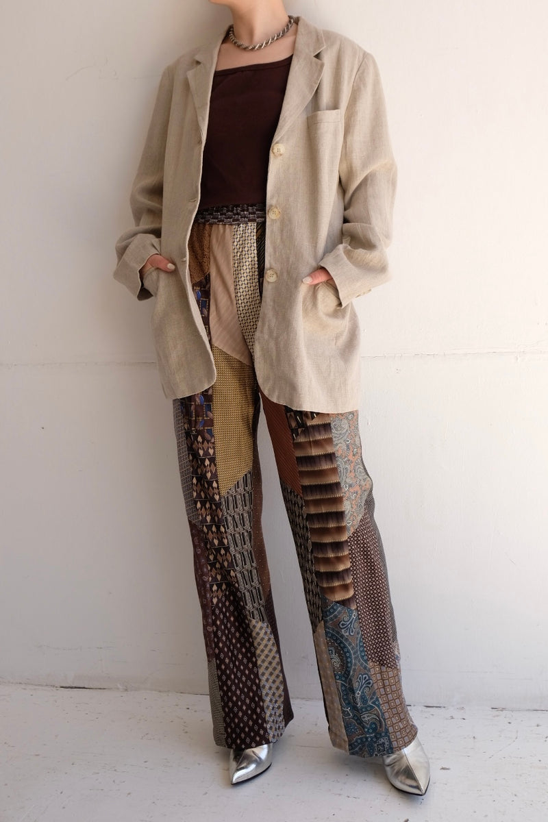 linen tailored jacket