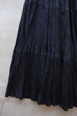 pleats long skirt