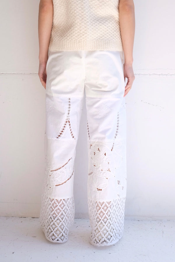crochet lace pants