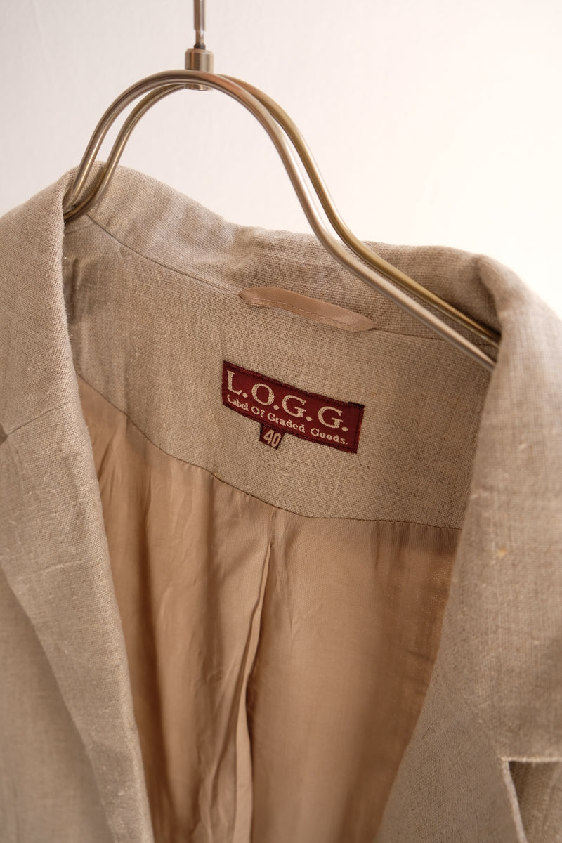 linen tailored jacket