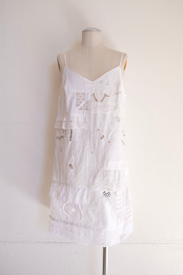 cutwork lace camisole dress