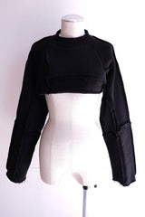 short high neck sweat
